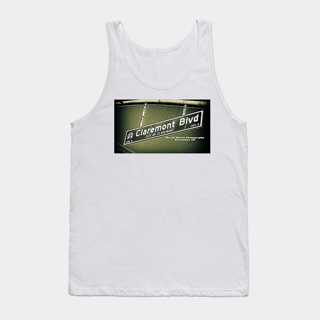 Claremont Boulevard, Claremont, California by Mistah Wilson Tank Top by MistahWilson